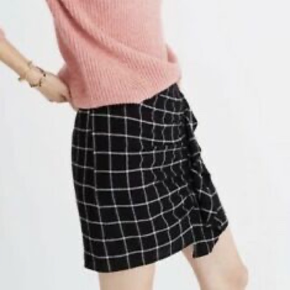 Madewell Dresses & Skirts - Madewell Windowpane skirt